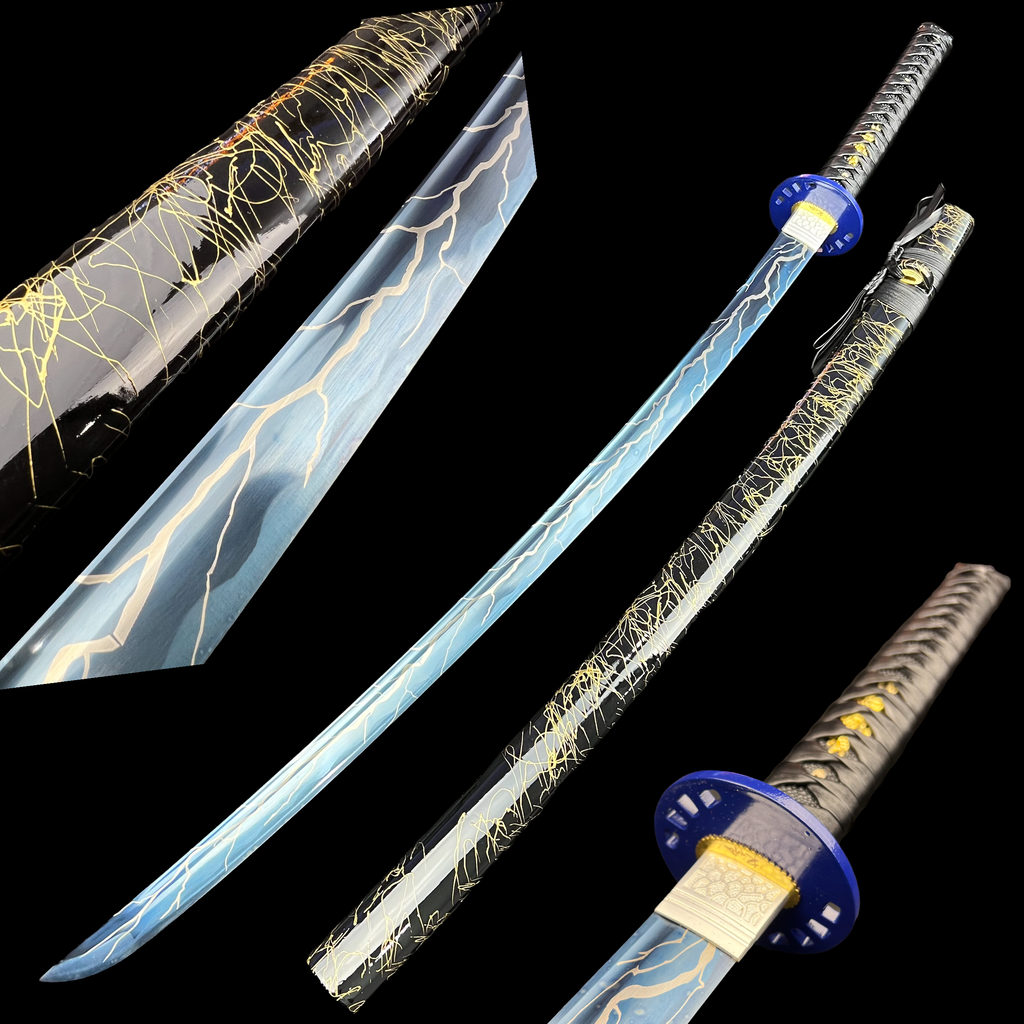 65mn-spring-steel-41-samurai-sword-blue-lightning-blade