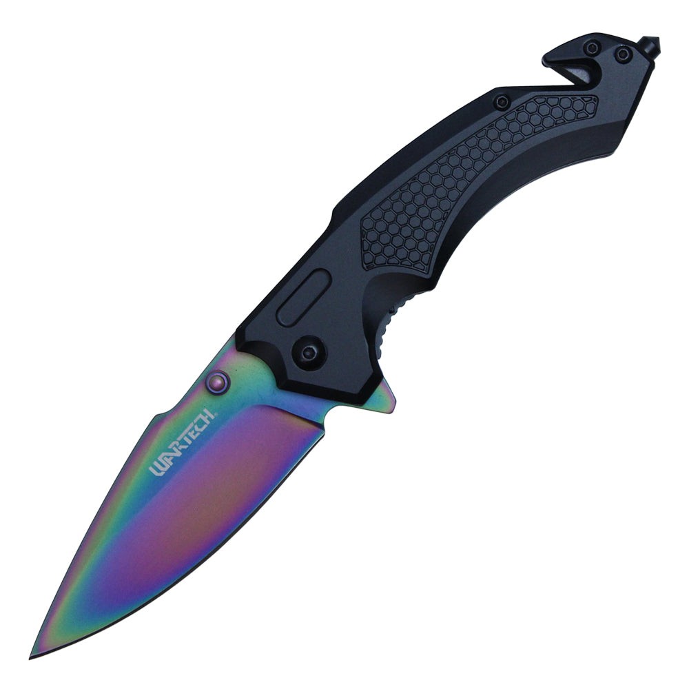 rainbow-short-fin-spring-assisted-folding-pocket-knife