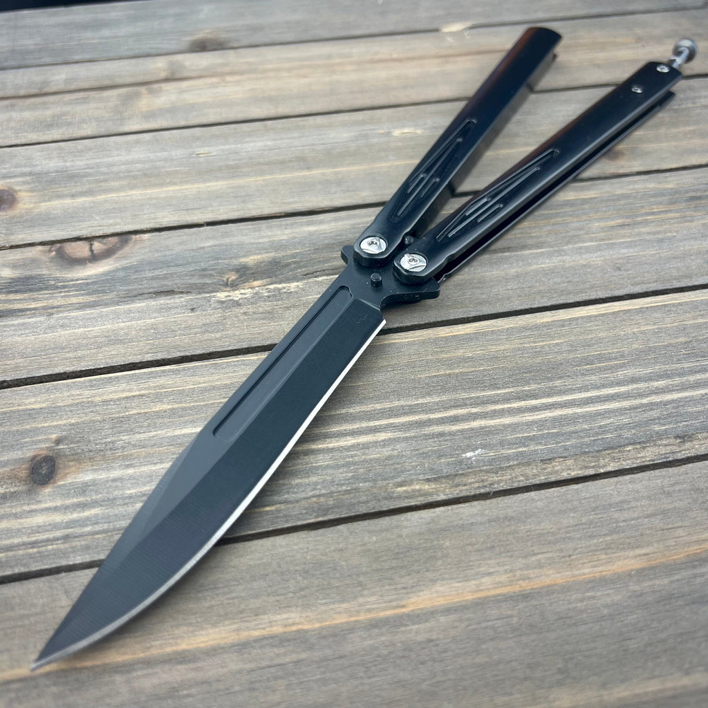 the-predator-black-balisong-butterfly-knife