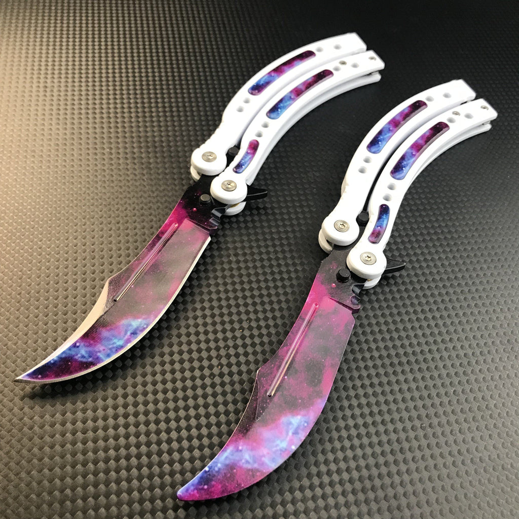 csgo-white-galaxy-balisong-trainer-sharp-butterfly-set