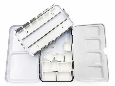 Generic Plastic Watercolor Tray Travel Case With Half Pans With @ Best  Price Online