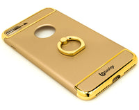 iPhone 7 Plus Bastex Gold Accent Gold Case with Gold Ring Holder / Kickstand - BastexShop