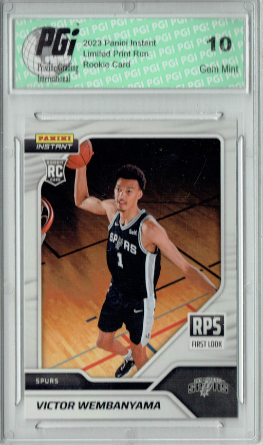 2023 TOPPS NOW VICTOR WEMBANYAMA #D1 DRAFT ROOKIE RC PSA 9 MINT