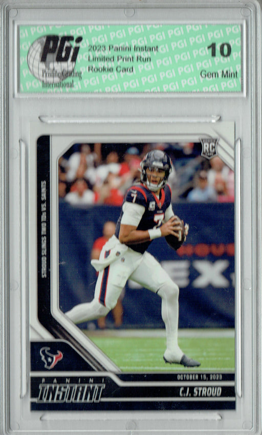 2023 Panini Instant Football #42 CJ Stroud Rookie Card Texans - Only 2,359  made!