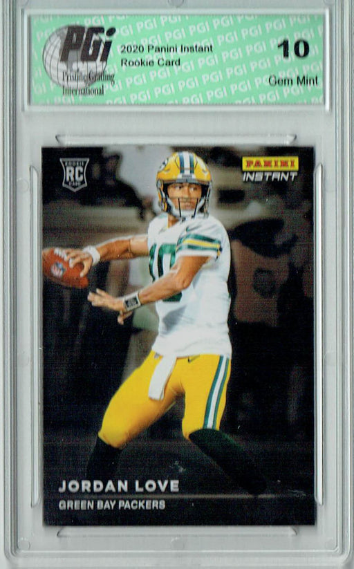 2020 Leaf Draft #11 Jordan Love RC Rookie Football Trading Card