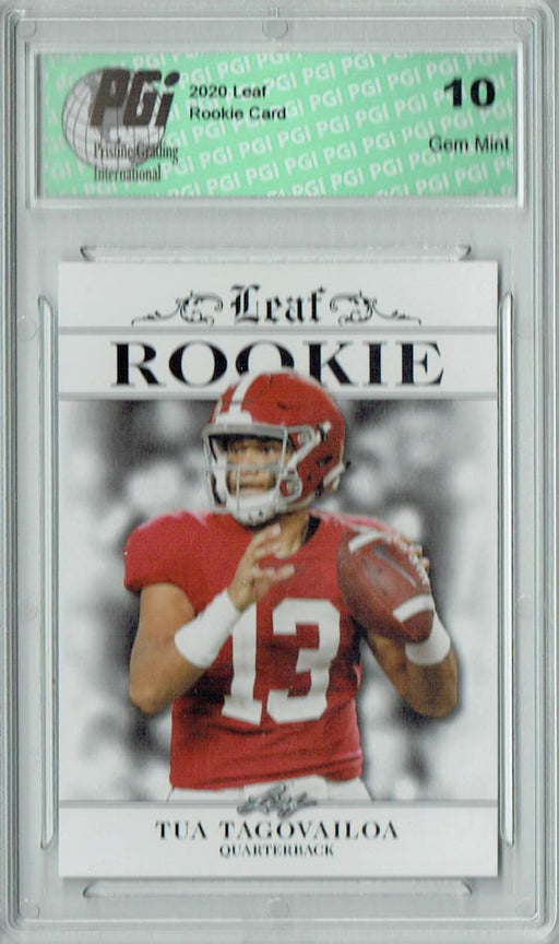 Leaf Draft Football 2020 Touchdown Kings Gold Card 90 Tua Tagovailoa