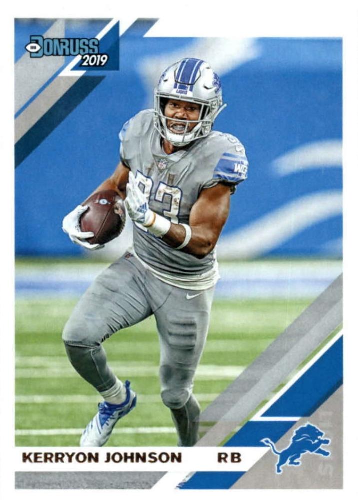 Kerryon Johnson Detroit Lions Fanatics Authentic Unsigned