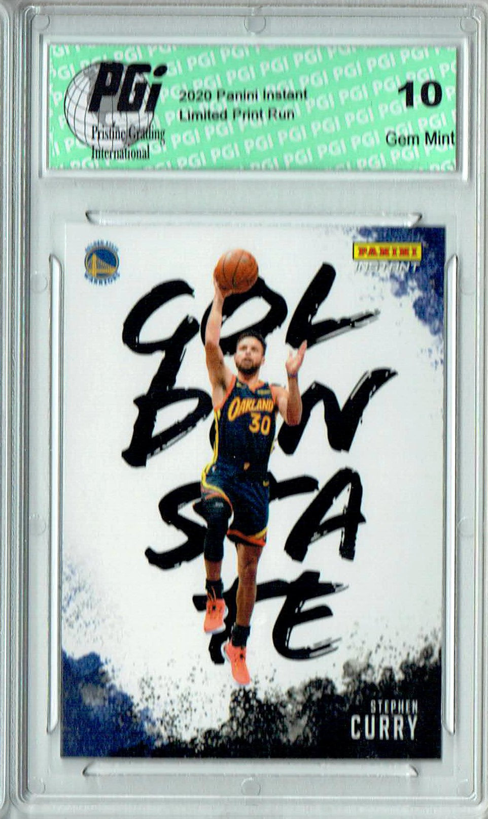 Stephen Curry 2020 Panini Instant #MC-21 My City 1/2390 Rare Trading Card  PGI 10