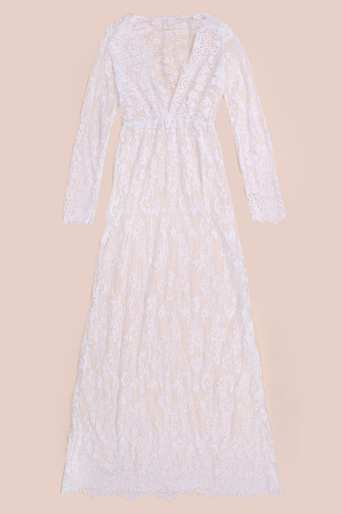 Fairy Tale Lace See Through Maxi Dress – MINCHIC