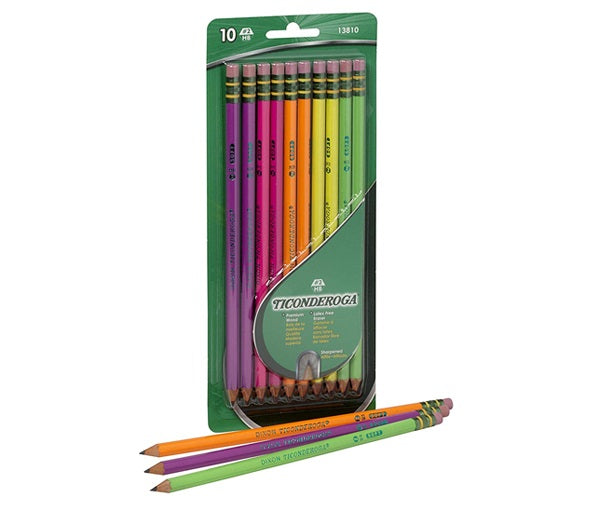 Dixon Ticonderoga Neon Pencils