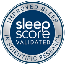 Shown to improve sleep in a SleepScore Labs study