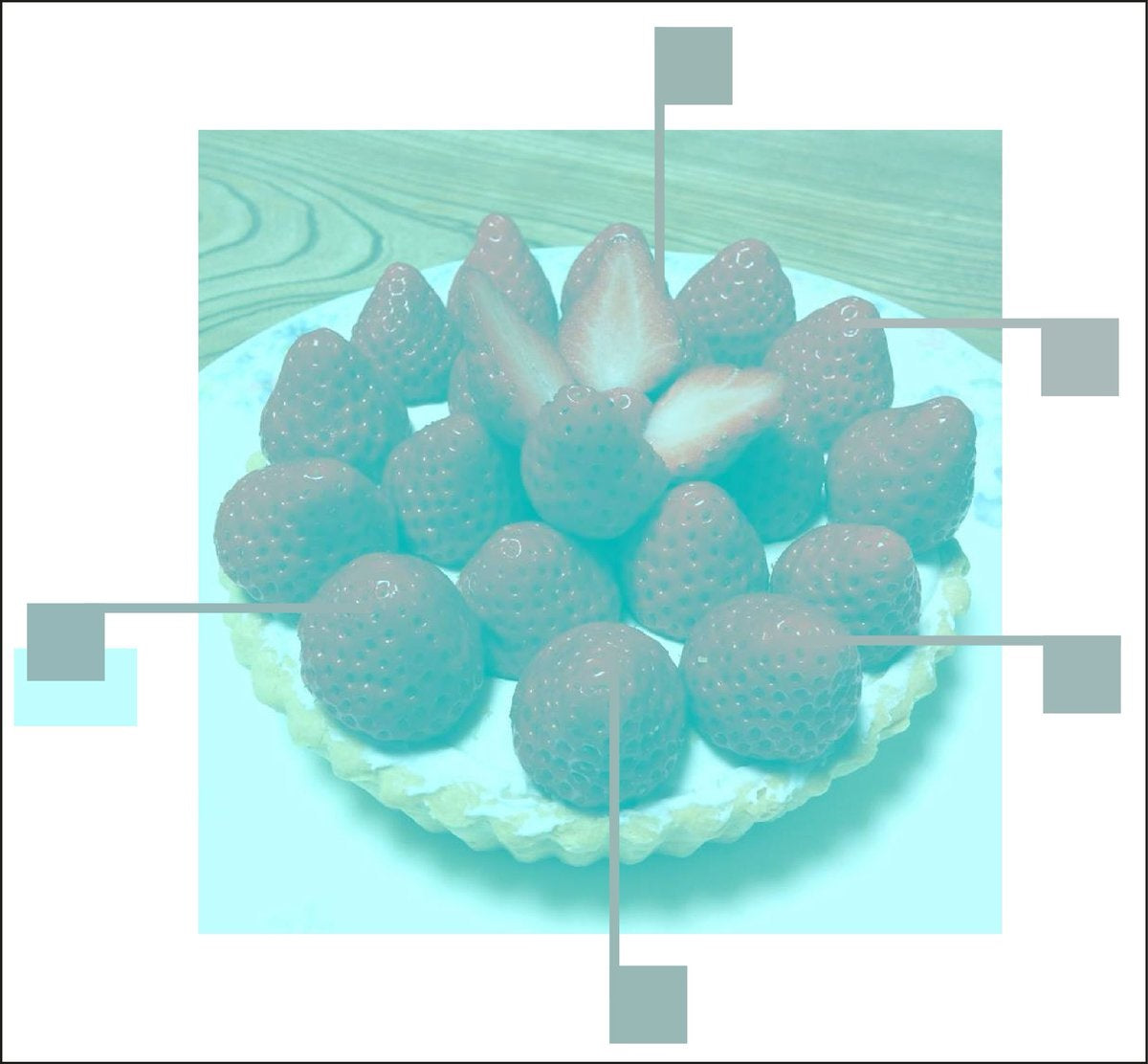 strawberries photo - Blue Light Glasses Test (02)