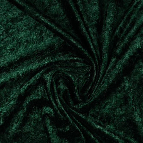 Crushed Velvet Green – The Fabric Counter