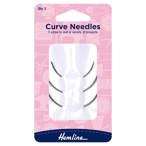 Curved Hand Sewing Needles - Pack of 3 – On Trend Fabrics