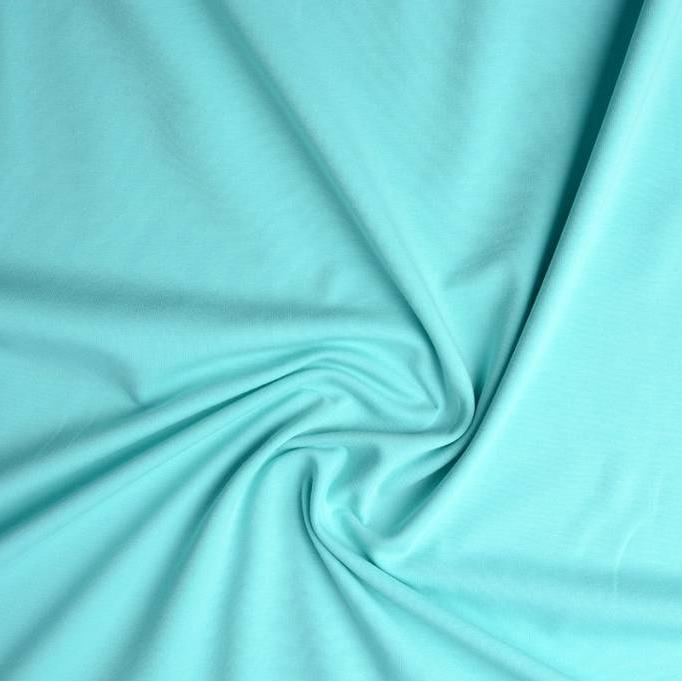 Plain Cotton Jersey - Mint - The Fabric Counter