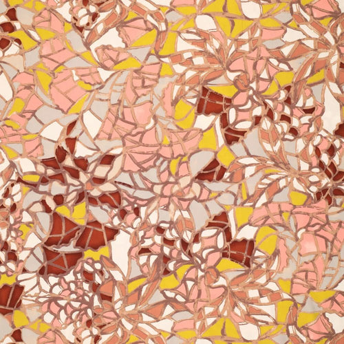 Viscose Stretch Poplin - Retro Mosaic – The Fabric Counter