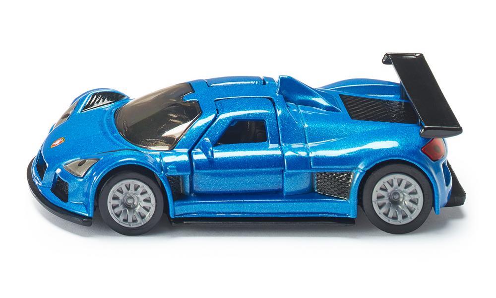 blue race car toy