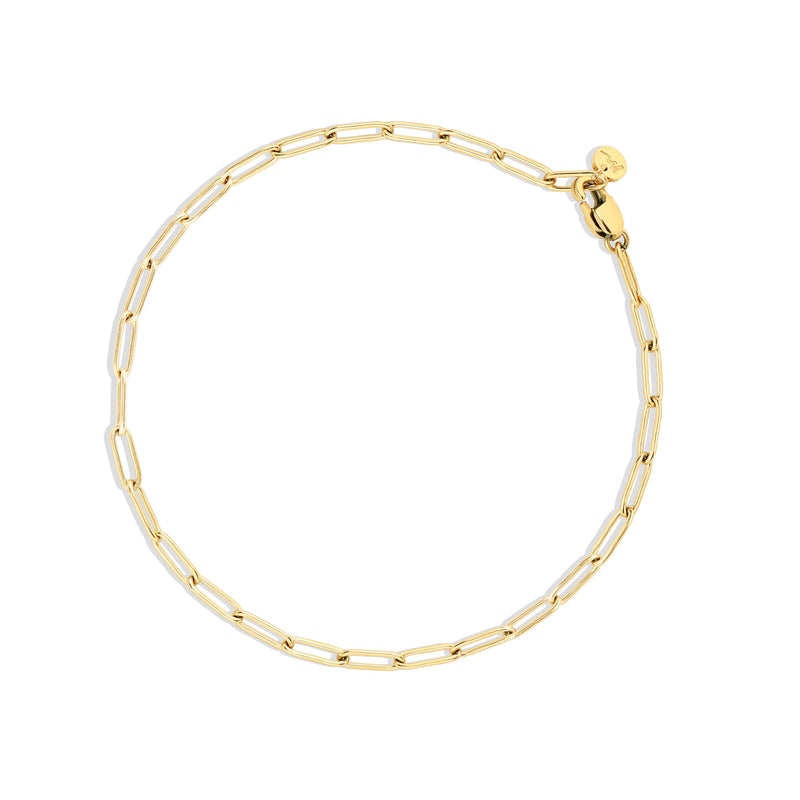 link chain gold bracelet