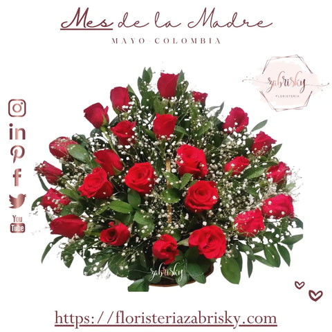 Envío de flores a domicilio en el Mes de La Madre ♥ 