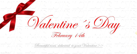 Beautiful roses delivered to your Valentine