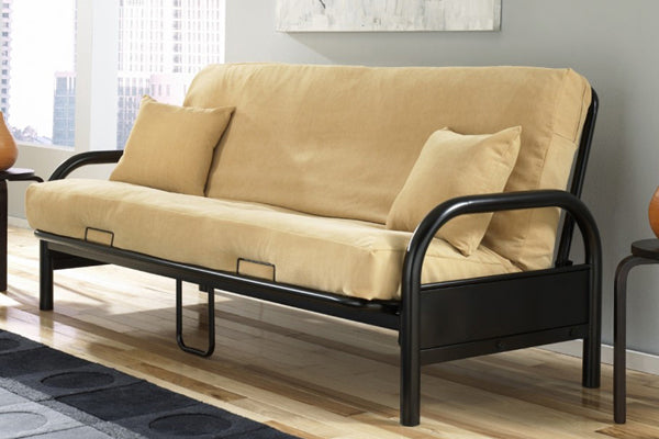 black metal sofa bed