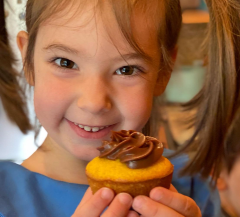 tinyB Brazilian Carrot Cake with Chocolate Brigadeiro Frosting