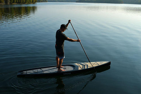 Lake paddle boarding