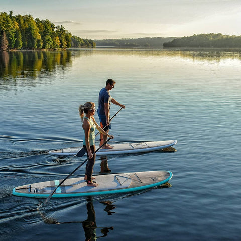 stand up paddle boarders