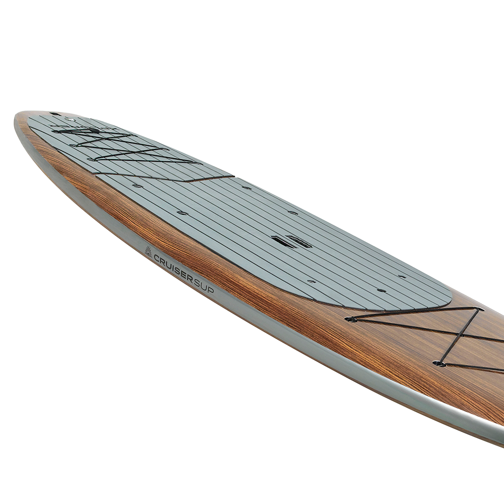 SUP® Premium XPLORER Quality Hard Cruiser Paddle - Board Woody Shell