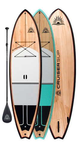 Cruiser Sup Escape Le Ultra Lite Wood Carbon Paddle Board