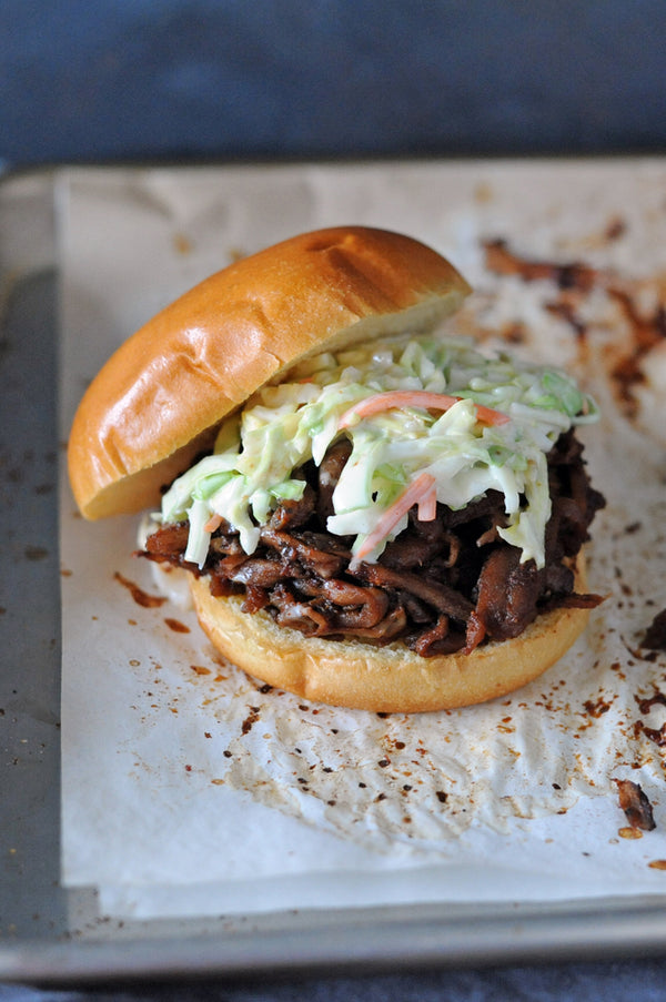 Barbecue Pulled Eggplant Sandwiches - Spiceology