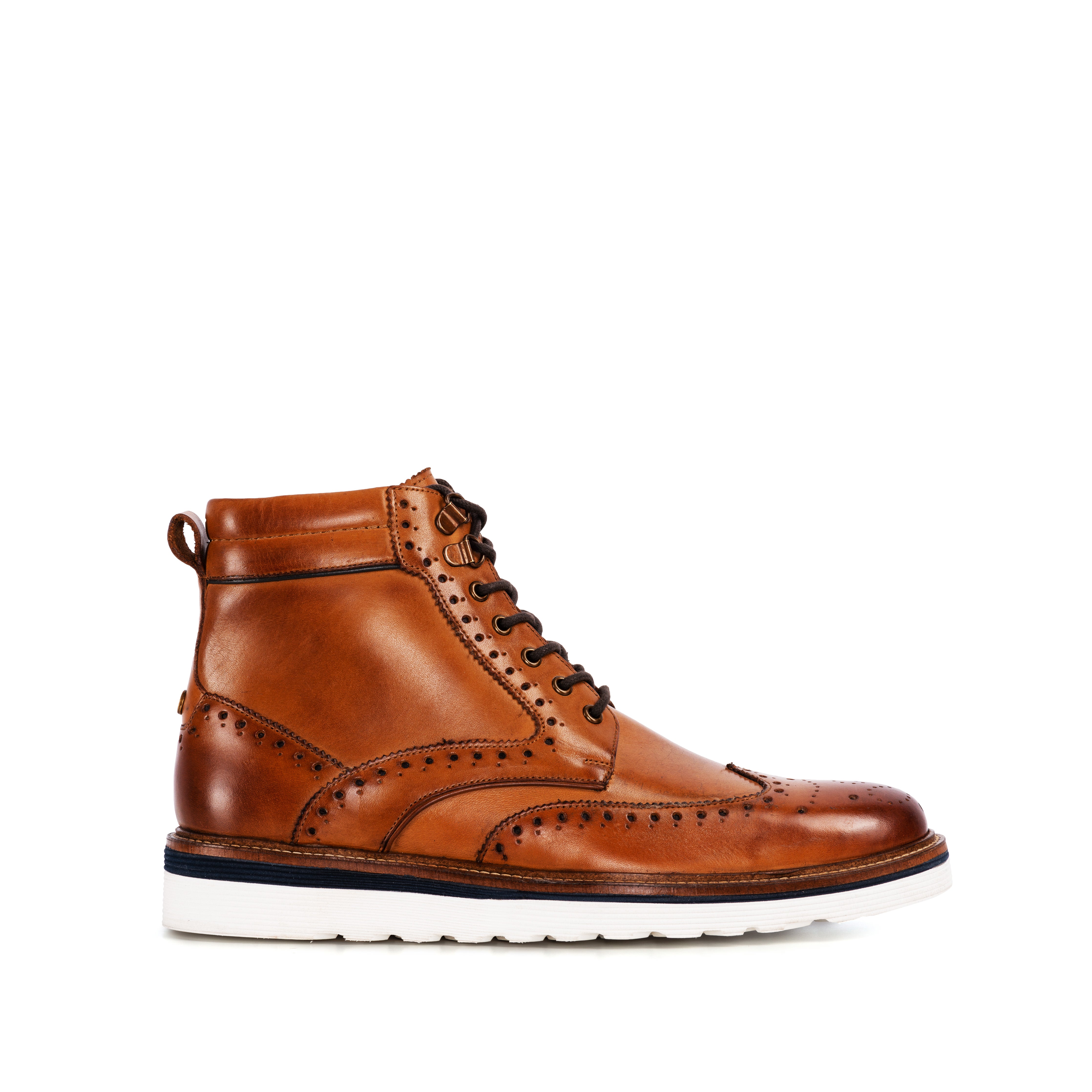 mens casual brogue boots