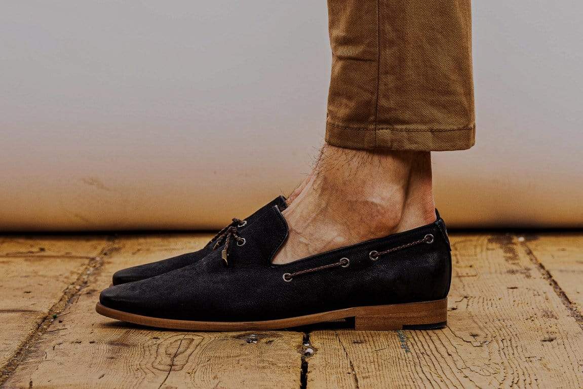 nubuck loafers