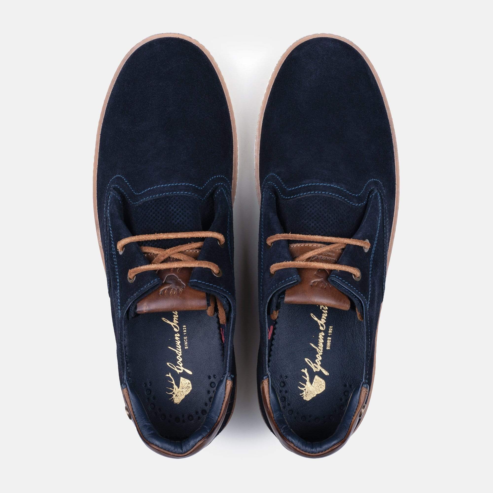 navy plimsolls mens