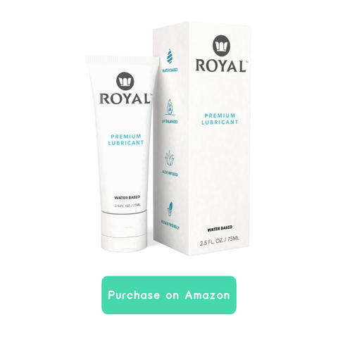 Shop Royal organic water based lube on amazon