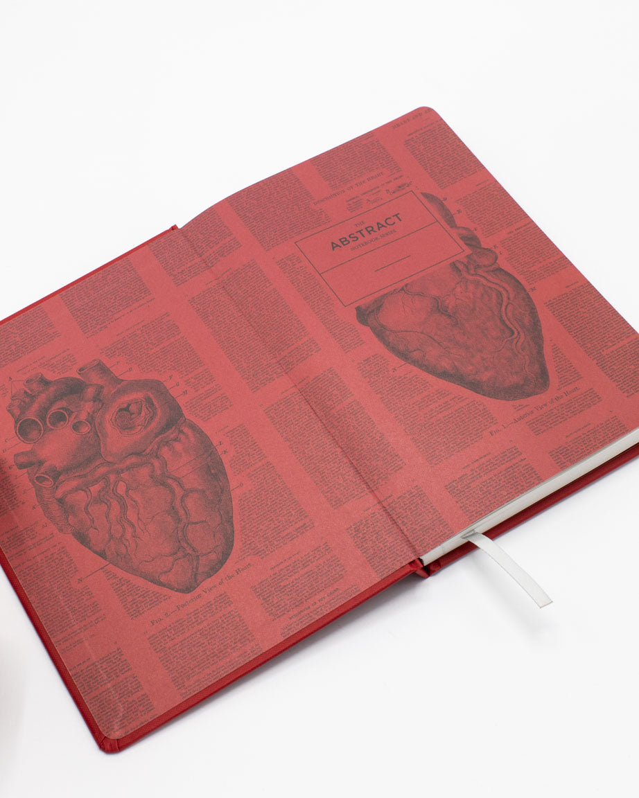 Hardcover Red Journal Notebook A5 Size with Gift Box