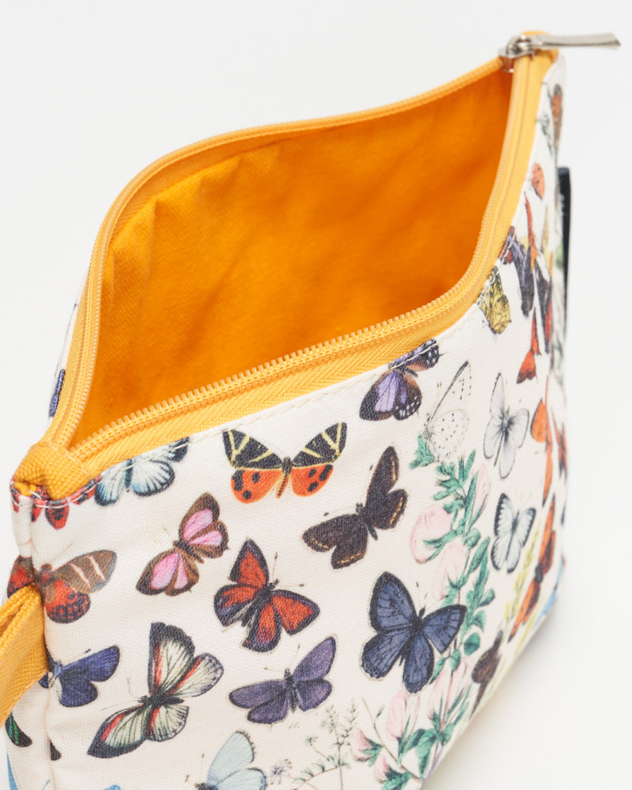 Butterfly Makeup Bag, Butterflies Pencil Bag, Small Travel Zipper Bag,  Girls Marker Pencil Case, Fairy Pouch Butterfly Bag Cottagecore Art 