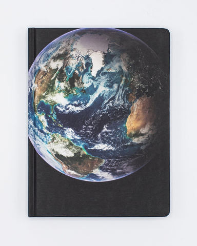 Day and Night on Earth Hardcover Notebook - Dot Grid