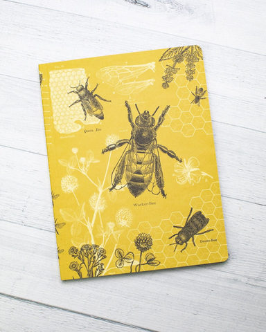 Bees Softcover Notebook