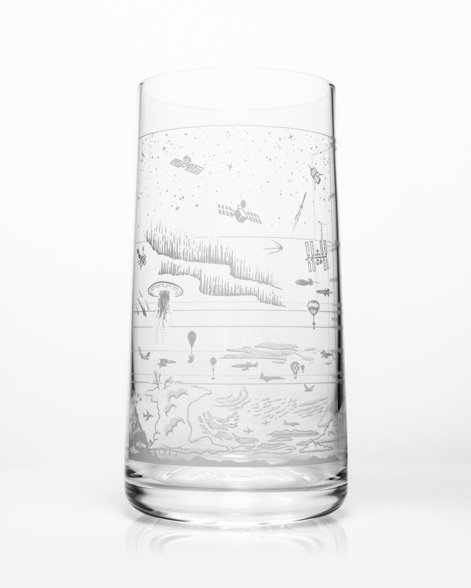 Beneath The Waves Drinking Glass