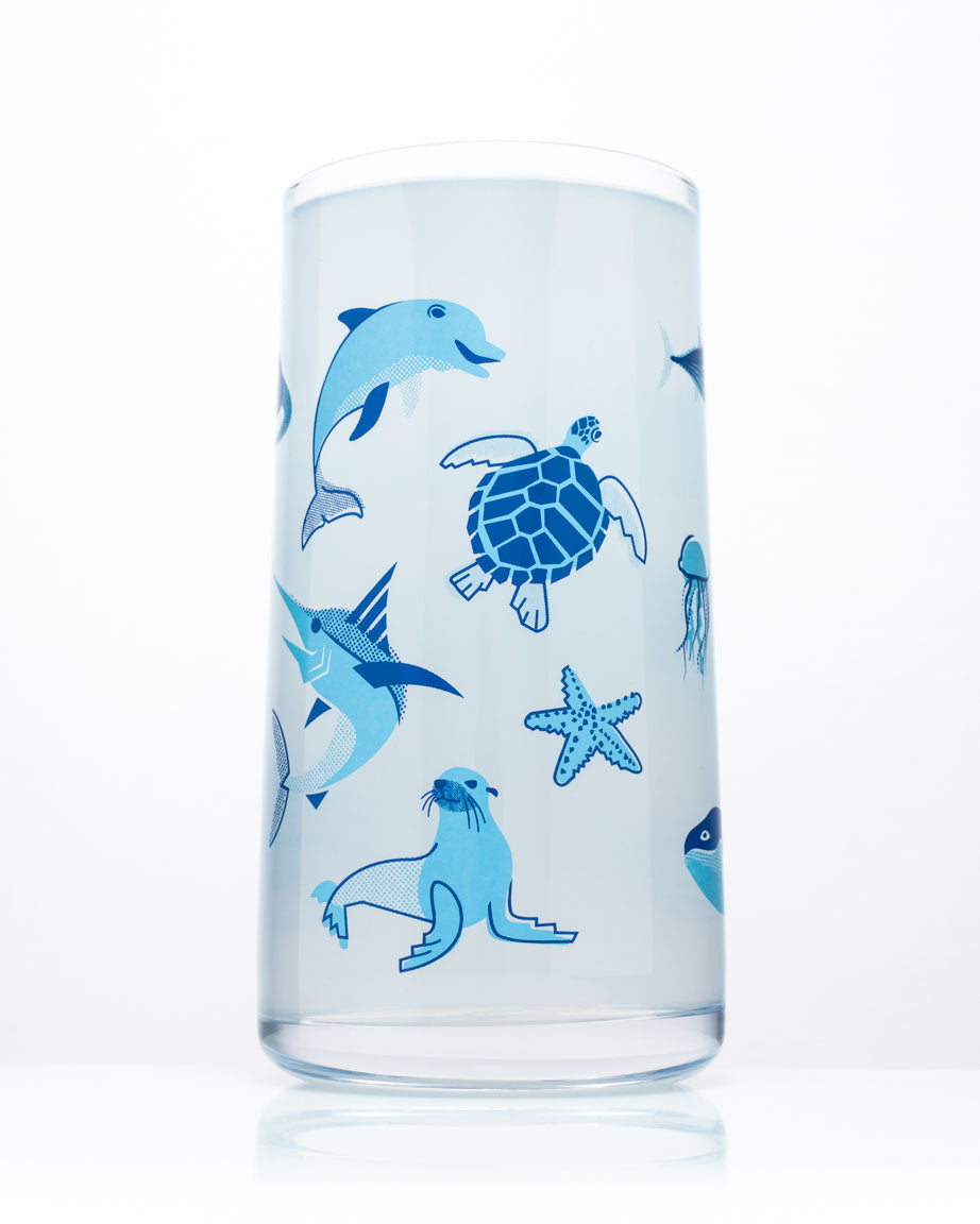 Beneath The Waves Drinking Glass