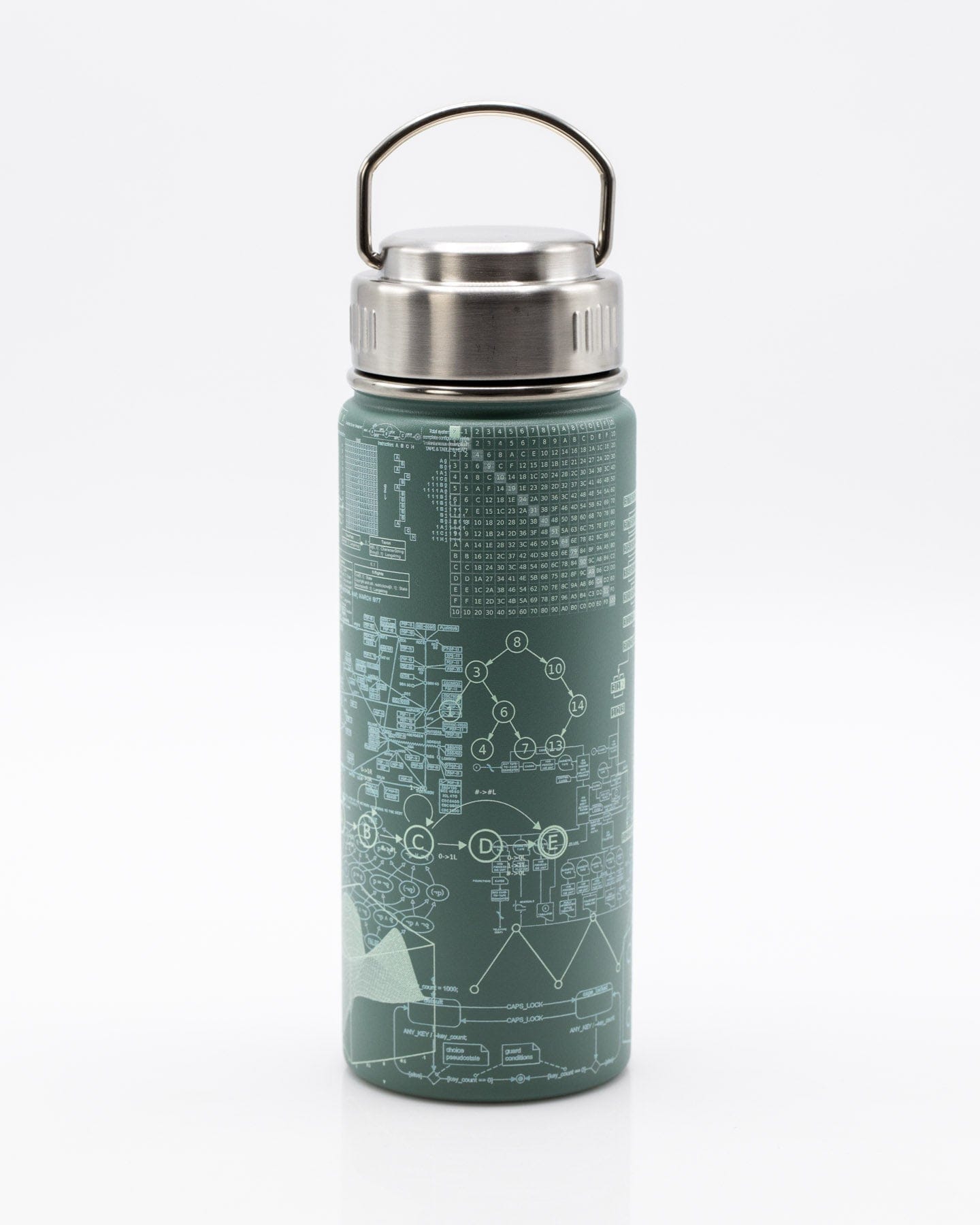 Mont-blanc Illustrated on a Small Water Bottle Reusable 