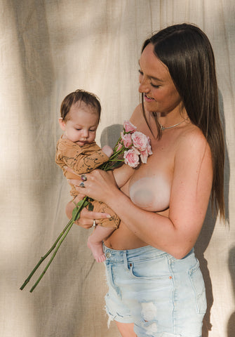 mommies wear and love boob-eez nipple covers - nipple covers help women go braless