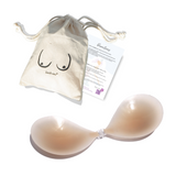 Light Tint silicone stick on bra - backless pasties for every body 