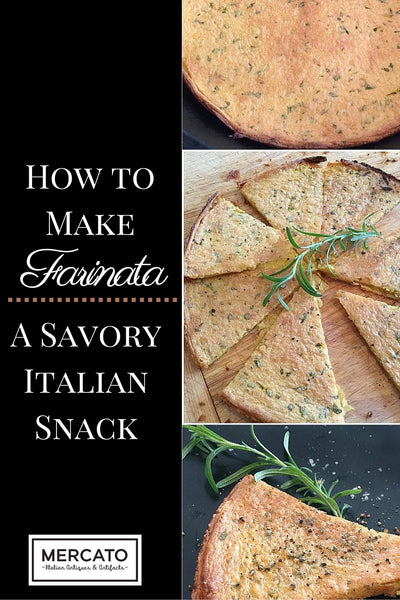 How to make farinata a savory italian snack