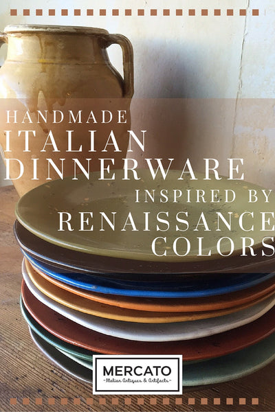 Handmade Italian Dinnerware Inspired by Renaissance Colors
