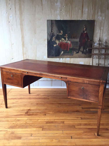 Antique Italian Desk with Galileo Painting