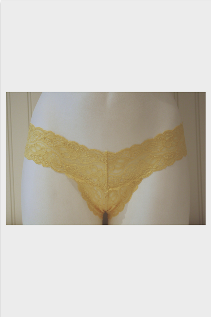 Gossamer Mesh Hip-G Thong  Champagne – Ladybird Lingerie