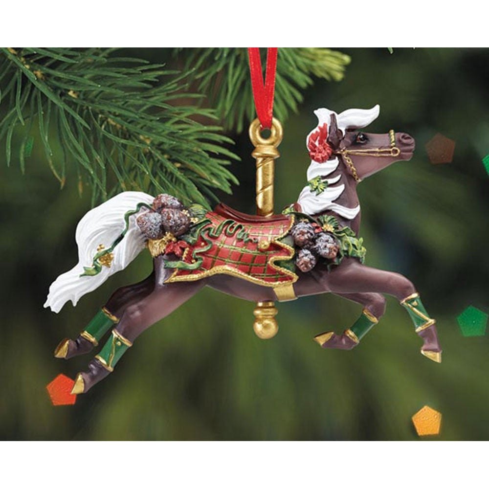 Breyer Tartan Carousel Ornament Dark Horse Tack Company