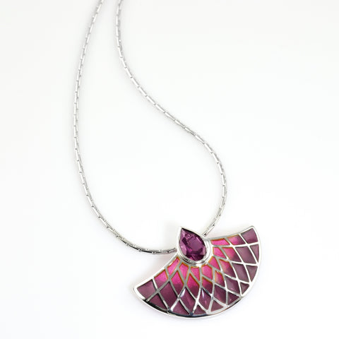 rhodolite necklace